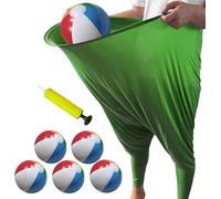 Jeu de Pantalons de Grand-mère, Jeux de Plein air for fêtes de Famille avec Rebond, for réunions de Famille, Pique-Nique, Anniversaire, Camping(Green)