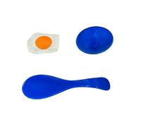Jeu de Pâques pour enfants pour le développement de la motricité avec œufs, cuillères et jouets de sport de course