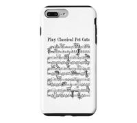 Jeu de partitions Classiques pour Animaux de Compagnie Chats Mignons Chatons drôles Coque pour iPhone 7 Plus/8 Plus