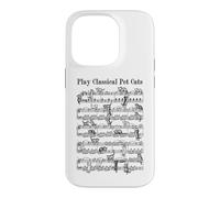Jeu de partitions Classiques pour Animaux de Compagnie Chats Mignons Chatons drôles Coque pour iPhone 14 Pro