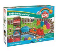Jeu de pâte à modeler - FILA - Didò Ciuf Ciuf Train 350900 - 10 saucisses de 50g - Scène à assembler - Mixte