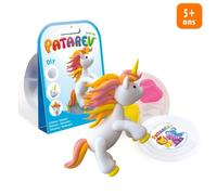 Jeu de Pâte à Modeler - SENTOSPHERE - Mini Kit Modelage - Patarev Pocket - Licorne - Enfant 5+