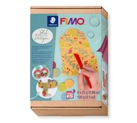 Jeu de pâte à modeler - STAEDTLER - FIMO - 4 pains de 25g - Accessoires inclus