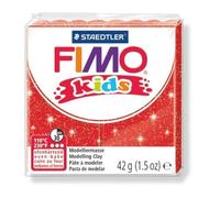 Staedtler - Fimo kids - Pain Pâte à Modeler 42 g Rouge Pailleté
