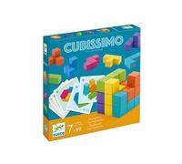 Jeu De Patience Cubissimo 30 Defis - Cube De 7 Pieces En Bois - Casse Tete Solo 1 Joueur - Djeco