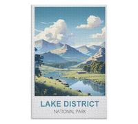 Jeu de Patience et de Réflexion,Parc National du Lake District，des Vacances pour Adolescents，Cadeau de Noël，52x38cM，Paper Puzzle,AA-1425