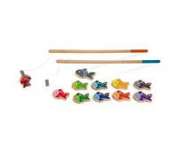 Jeu de pêche à la ligne en bois Janod pour enfant dès 2 ans
