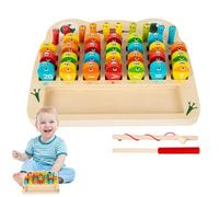 Jeu De Pêche | Activité d'apprentissage en Bois Magnétique,Jouets De Table De Pêche - pour À La Maison en Salle De Jeux À L'École en Classe pour La Soirée Familiale en Voyage