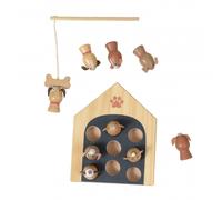 Jeu De Pêche Chiens Marron TU