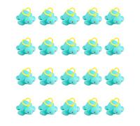 Jeu de pêche en plastique coloré pour enfants, canards de baignoire | Set de 20 pièces avec cannes à pêche et canards flottants, jeu éducatif pour coordination œil-main, salle de bain, fête