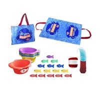 Jeu de Pêche en Tissu pour Petits - Jeux de Pêche en Tissu, Jouets pour Poissons qui trient les Couleurs avec l'intuition de l'Enfant |.