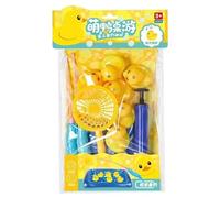 Jeu de Pêche Magnétique - Jeu Magnétique De Canne À Pêche Enfant,Canards Flottants Gonflables pour Piscine pour Tout-Petits Cadeaux de Noël Vacances d'Été à la Plage Événement d'anniversaire Prix de