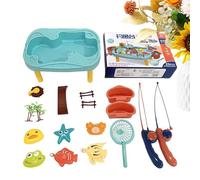 Jeu de pêche pour , 32,5 cm x 24,5 cm x 8,5 cm Duck Éducational Jouets magnétiques avec 2 tiges, pour la salle de classe Preschool Kindergarten Classroom Homeschooling Early Childhood Travel