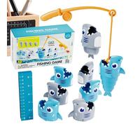 Jeu De Pêche pour - Ensemble De Jouets Éducatifs Interactifs | Jeu De Société De Pêche d'apprentissage pour La Famille des Garçons Et des Filles | D'intérieur Et D'extérieur
