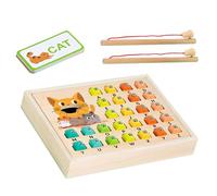 Jeu de pêche pour, jeux de mots à vue - Boîte d'apprentissage de l'alphabet éducatif pour les,Améliore le jeu d'alphabet d'interaction parent-enfant, l'apprentissage de la motricité fine pour les d'