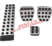 Jeu de Pédales Capuchons de Pédales Manuel pour Mercedes W203 W210 W211 W221 CLK SLK SL