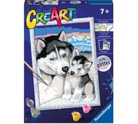 Ravensburger – Kit de peinture CreArt Série D Husky – 7 ans – 202157