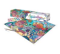 Jeu de Peinture - SENTOSPHERE - Aquarellum Géant - Fonds Coralliens - 12 Couleurs - Non Toxiques