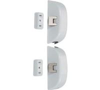 Jeu de pênes + vis + gâches latéraux ISEO - Non coupe-feu - Blanc - 9410203405 Blanc G