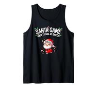 Jeu De Père Noël Amusant Ne Regardez Pas Meme Cadeau De Noël Débardeur