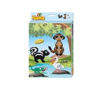 Hama jeu de perles à enfiler animaux junior 2007-part Multicolore