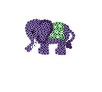 Jeu de perles à repasser - HAMA - Le Monde miniature du zoo - 2000 perles - 2 plaques - À partir de 5 ans