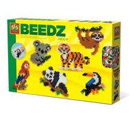 Jeu de perles de repassage - SES CREATIVE - Beedz Animaux de la jungle - 2400 pièces - Mixte - A partir de 5 ans