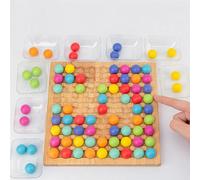 Jeu De Perles D'élimination En Bois, 1 Ensemble, Jouet De Mise Au Point, De Formation, Jouet Éducatif Pour Enfants