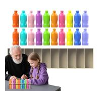 Jeu de personnalisation de la couleur de la bouteille - 1,8 x 1,97 x 4 cm, jouet éducatif, activité cognitive amusante pour enfants et adultes | Salle de classe, fête, pique-nique familial