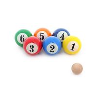 Jeu de pétanque pour enfant 6 boules - Thème billard
