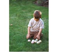 Jeu de pétanque pour enfants - SMALL FOOT - Garden Buddies - 8 boules + 2 buts - Design enfant - Couleurs attrayantes