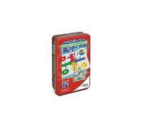 Cayro - Parcheesi Et Oie - + 5 Ans - Boîte en Métal - Jeu De Société Amusant pour Enfants Et Adultes - Planche en Bois, Gobelets Et Jetons - 2 À 4 Joueurs