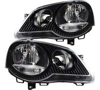 Jeu de phares 9N3 années de construction 05-09 noir H7+H1 avec moteurs