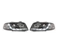 Jeu de phares avant compatible pour Audi A4 B5 H1 Halogène