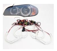 Jeu De Phares Pour BMW Pour X6 E71 X6M 2008 2009 2010 2011 2012 2013 2014 Pour DTM Pour M4 Style LED Angel Eyes Kit Anneaux Pour DRL Ultra Lumineux(Type B)