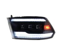 Jeu De Phares pour Dodge RAM 2009-2018 Auto Fog DRL Frein Clignotant Lampe Plug and Play Voiture LED Phares Ensembles De Lumière(Left)