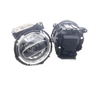 Jeu De Phares Pour Jeep Pour Wrangler JL Pour Gladiator JT 2018-2020 Phares LED Feux Voiture Feux Antibrouillard Angel Eyes Feux Jour À LED Phare Avant Droit(With Blue Start Halo)