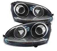 Jeu de phares xénon 5 GTI 10.04-> D2S/H7 avec moteur