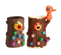 Jeu de pic magnétique pour enfant - Entraînement moteur, compétences sensorielles - Kit défi pour l'apprentissage précoce - Jeu de coordination en bois - Jeu d'anniversaire pour bébé - Pic vers