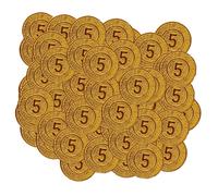 Jeu De Pièces De Pirate En Plastique Pour Enfants, 100 Pièces/Ensemble, Pièces De Trésor De Fête