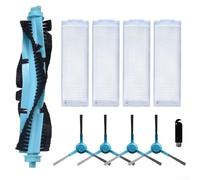 Jeu de pièces de rechange avec brosse à rouleau brosses latérales et filtres pour cecotec pour Conga 3290 3390 3490 3590 3690 3790 3890 4090 4690