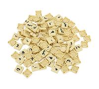 Jeu de pièces d'échecs avec Lettres Arabes, 110 pièces, Carreaux de Mots croisés en Plastique, Accessoires de Jeu de société pour Enfants, Jeux familiaux, Jouets d'apprentissage