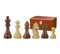 Jeu de pièces d'échecs en bois - roi 83 mm - plombées- rangé dans une boite en bois G