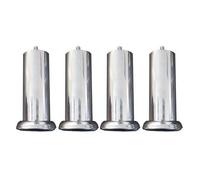 Jeu De Pieds Cylindre Metal Chrome 15 Cm