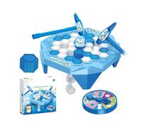Jeu de piège à Glace Pingouin pour, Jeu de société Familial Don't Let The Penguin Fall, Save The Penguin Knock Ice Block, pour âgés de 3 Ans et Plus