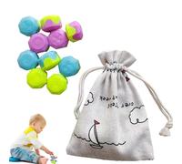 Jeu de pierre coréen - Jouet d'activité de formation de coordination traditionnelle des mains, activités de jeu nocturnes portables pour les familles pour le défi de pratique de la coordination des ye