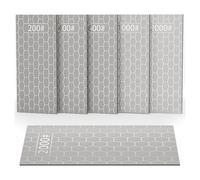 Jeu de pierres à aiguiser diamantées, disques d'affûtage avec plaques alvéolées, grain grossier à extra fin 200/400/600/1000/2000