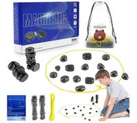 Jeu De Pierres Magnétiques, Jeu De Société D'Échecs À Effet Magnétique, Jeu D'Échecs Magnétique, Magnetic Chess Game, Magnet[u871]