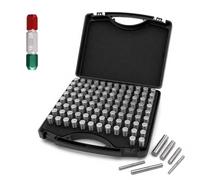 Jeu de piges de contrôle en acier, 0,10-10 mm, précision ±0,001 mm | Tailles gravées, longueur 50 mm, pas de 0,01 mm pour alésages et contrôle d'usinage(1-2mm 101pcs)