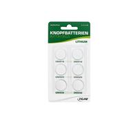 Jeu de piles bouton InLine®, 3V Lithium, 2x CR2016, 2x CR2025, 2x CR2032, 6 pièces pack